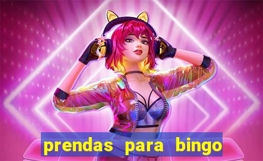 prendas para bingo de natal